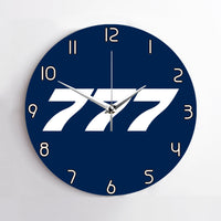 Thumbnail for 777 Flat Text Designed Wall Clocks