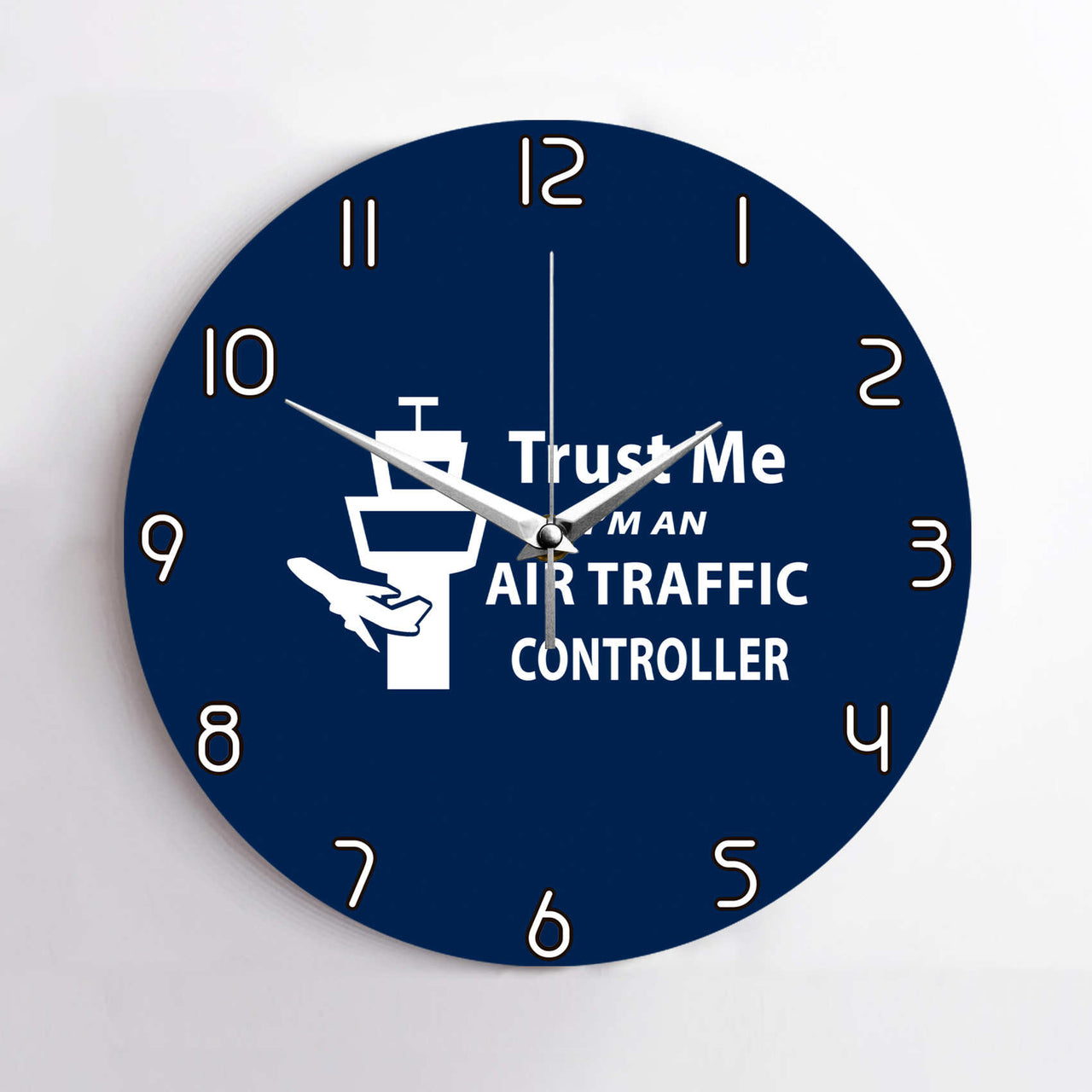 Trust Me I'm an Air Traffic Controller Designed Wall Clocks