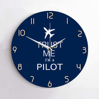 Thumbnail for Trust Me I'm a Pilot 2 Designed Wall Clocks