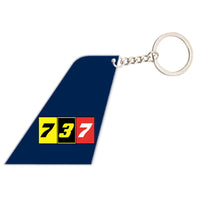 Thumbnail for Flat Colourful 737 Designed Tail Key Chains