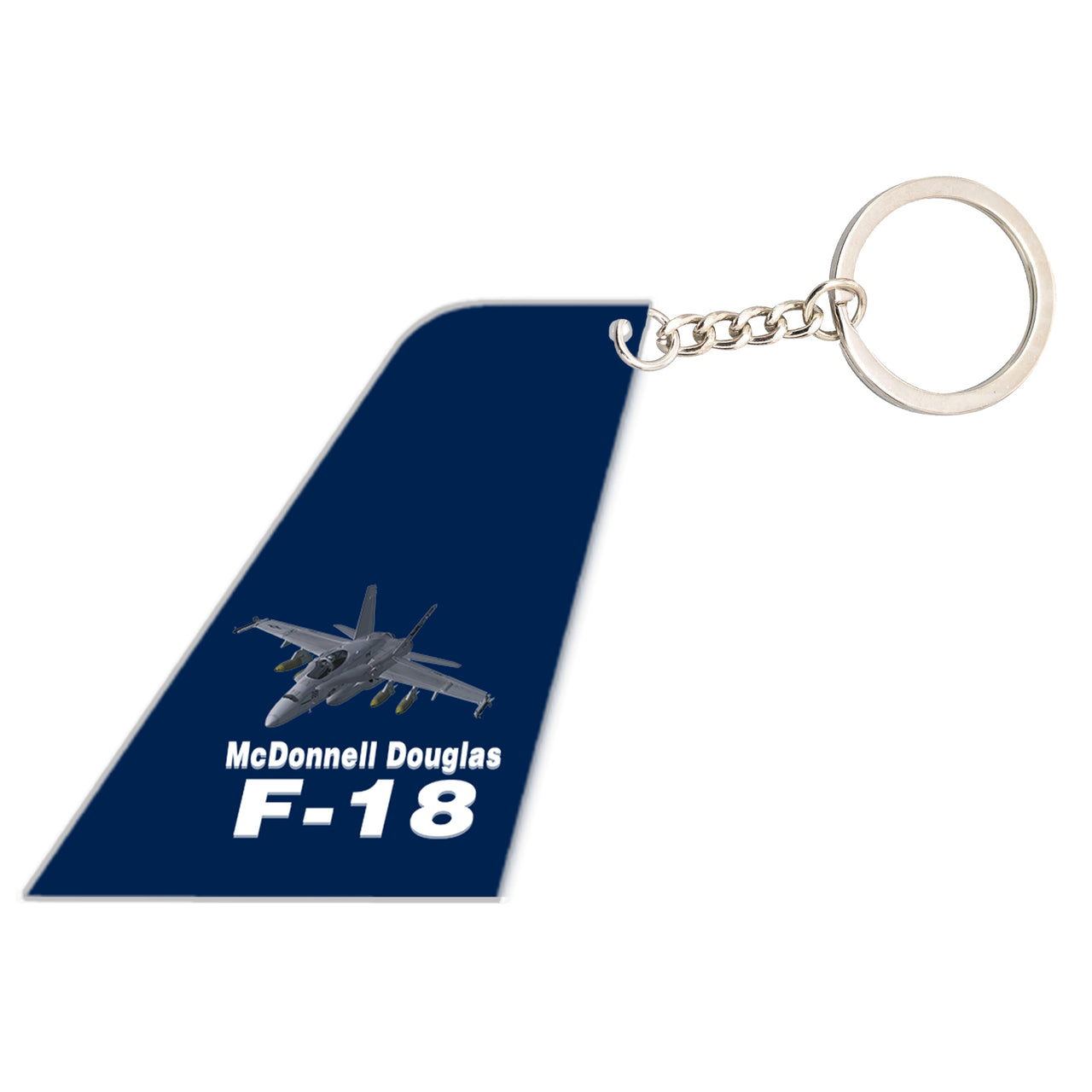The McDonnell Douglas F18 Designed Tail Key Chains