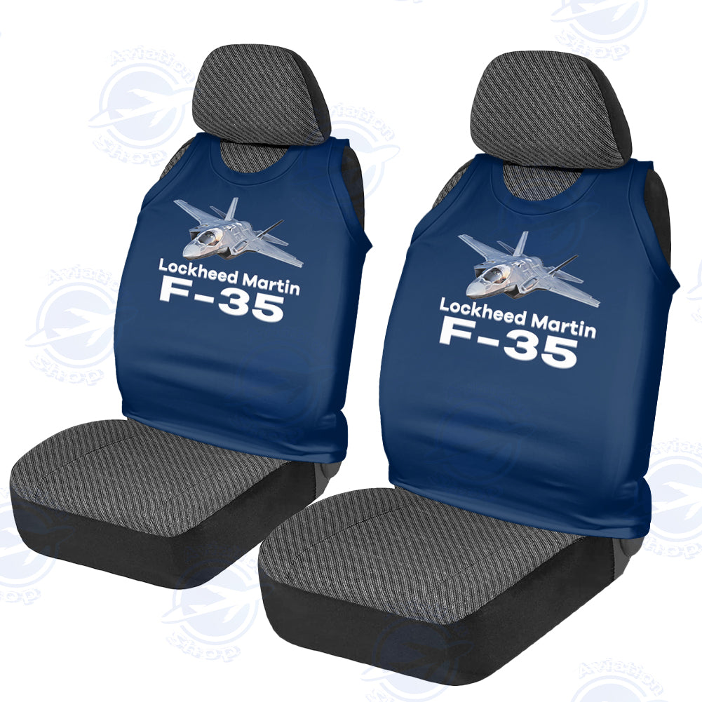 The Lockheed Martin F35 Designed Car Seat Covers