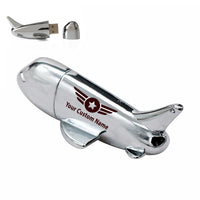 Thumbnail for Custom Name (Badge 4) Designed Airplane Shape USB Drives