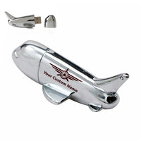 Thumbnail for Custom Name (Badge 3) Designed Airplane Shape USB Drives