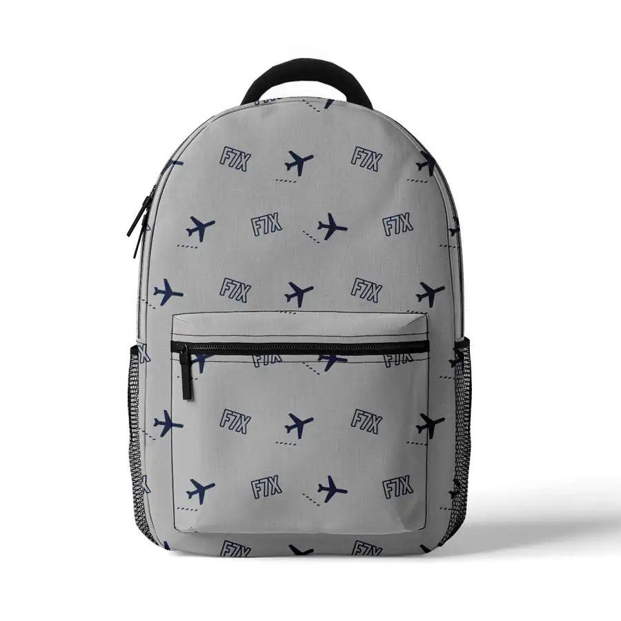 Dassault Falcon 7X - 3D Backpack - 3D Pattern - Light Gray
