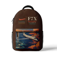 Thumbnail for Dassault Falcon 7X - 3D Backpack - Brown