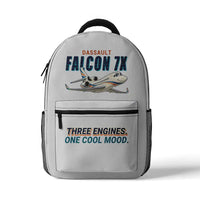 Thumbnail for Dassault Falcon 7X - 3D Backpack - Cartoon - White