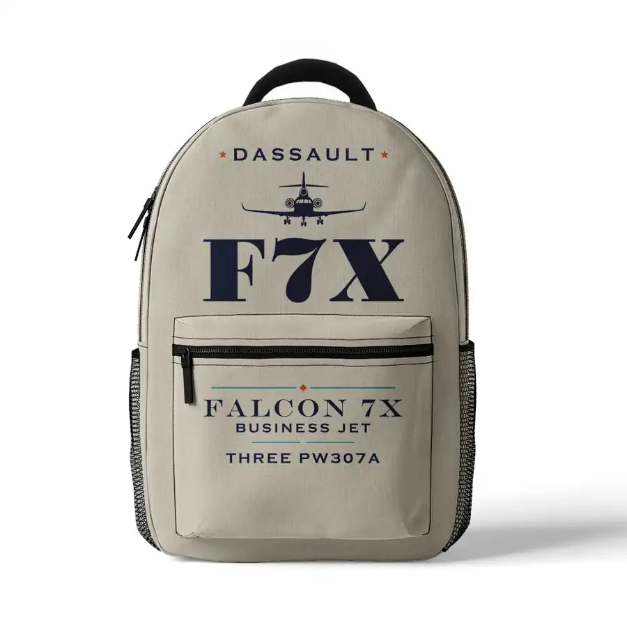 Dassault Falcon 7X - 3D Backpack - Heritage - Beige