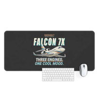 Thumbnail for Dassault Falcon 7X - Cartoon - Desk Mat - Black