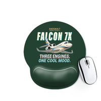 Thumbnail for Dassault Falcon 7X - Cartoon - Ergonomic Mouse Pad - Dark Green