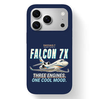 Thumbnail for Dassault Falcon 7X - Cartoon - MagSafe iPhone 17 Pro - Navy Blue
