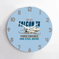 Thumbnail for Dassault Falcon 7X - Cartoon - No Frame - Light Blue