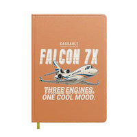 Thumbnail for Dassault Falcon 7X - Cartoon - Notebook - Orange