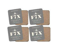 Thumbnail for Dassault Falcon 7X - Heritage - Coaster Set - Gray
