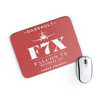Thumbnail for Dassault Falcon 7X - Heritage - Mouse Pad - Red