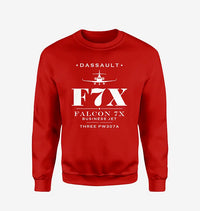 Thumbnail for Dassault Falcon 7X - Heritage - Sweatshirt - Red