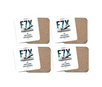 Thumbnail for Dassault Falcon 7X - Original - Coaster Set - White