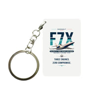 Thumbnail for Dassault Falcon 7X - Original - Key Chain - White