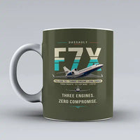 Thumbnail for Dassault Falcon 7X - Original - Mug - Green Army