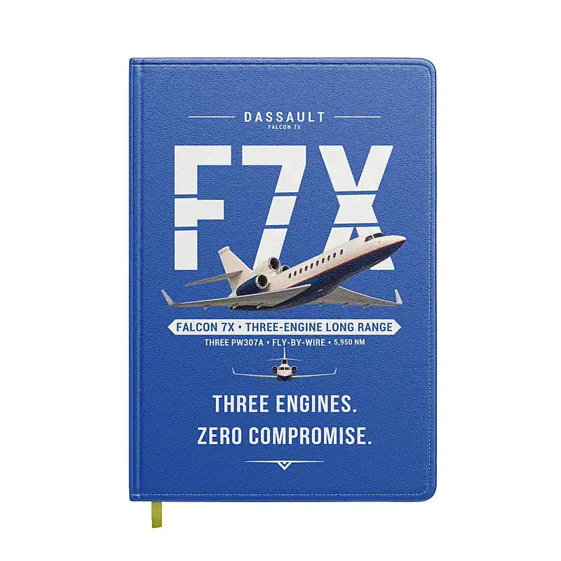 Dassault Falcon 7X - Original - Notebook - Blue