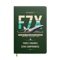Thumbnail for Dassault Falcon 7X - Original - Notebook - Dark Green