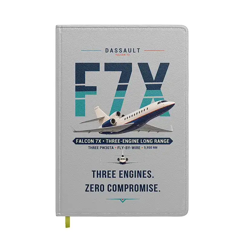 Dassault Falcon 7X - Original - Notebook - Light Gray