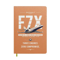 Thumbnail for Dassault Falcon 7X - Original - Notebook - Orange