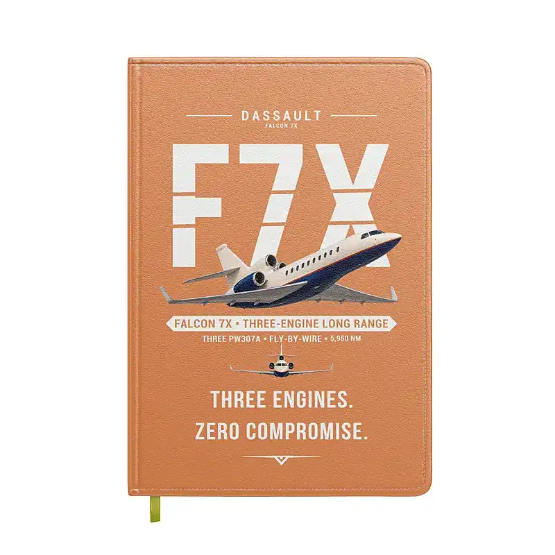 Dassault Falcon 7X - Original - Notebook - Orange