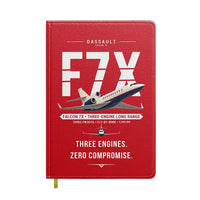 Thumbnail for Dassault Falcon 7X - Original - Notebook - Red