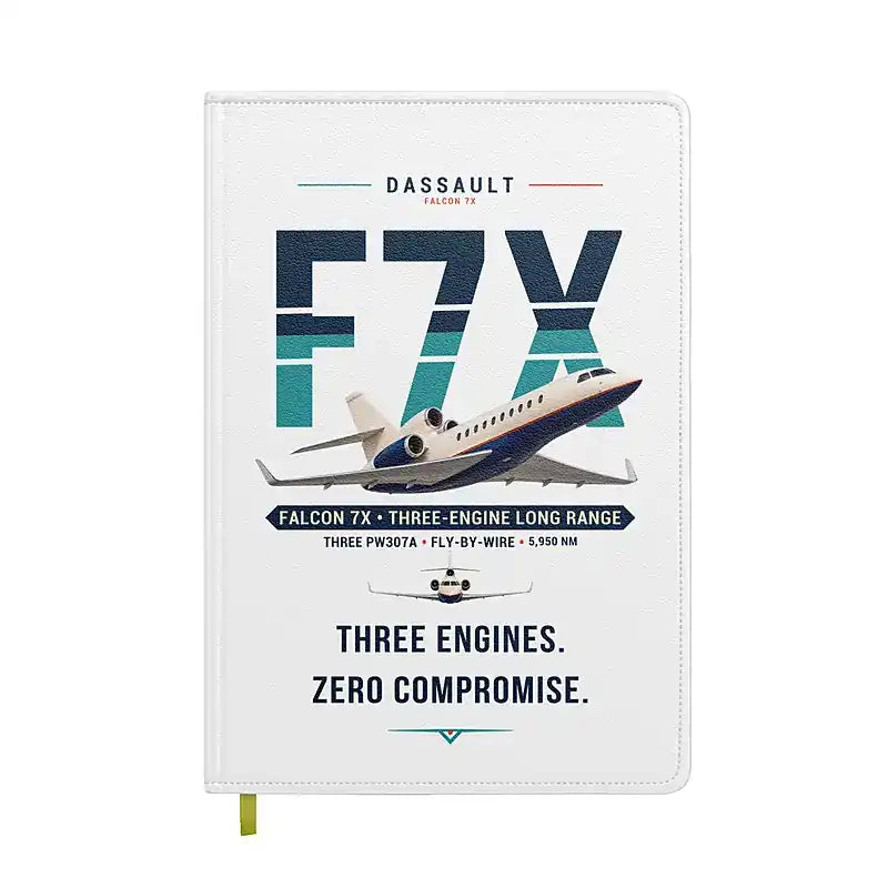 Dassault Falcon 7X - Original - Notebook - White