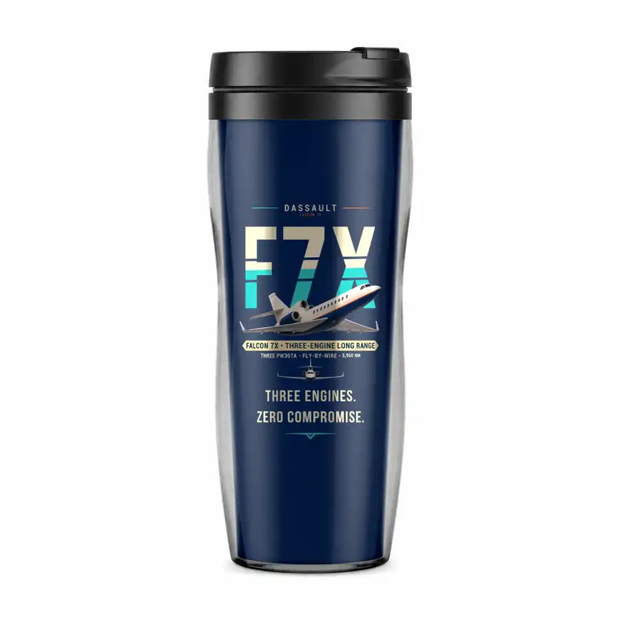 Dassault Falcon 7X - Original - Plastic (No Holder) - Dark Blue
