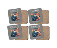 Thumbnail for Dassault Falcon 7X - Poster - Coaster Set - Gray