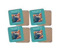 Thumbnail for Dassault Falcon 7X - Poster - Coaster Set - Turquoise