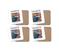 Thumbnail for Dassault Falcon 7X - Poster - Coaster Set - White