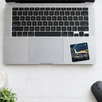 Thumbnail for Dassault Mercure 100 - 3D + Name - Square Sticker - Laptop