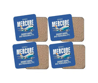 Thumbnail for Dassault Mercure 100 - Cartoon - Coaster Set - Blue