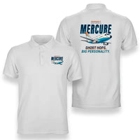 Thumbnail for Dassault Mercure 100 - Cartoon - Double-Side Polo - White