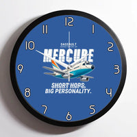 Thumbnail for Dassault Mercure 100 - Cartoon - Framed - Blue
