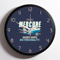Thumbnail for Dassault Mercure 100 - Cartoon - Framed - Navy Blue