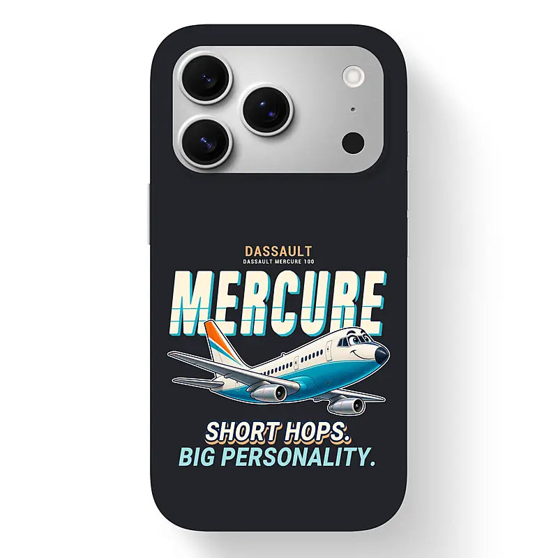 Dassault Mercure 100 - Cartoon - MagSafe iPhone 17 Pro - Black