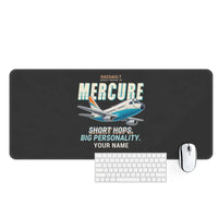 Thumbnail for Dassault Mercure 100 - Cartoon + Name - Desk Mat - Black