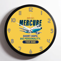 Thumbnail for Dassault Mercure 100 - Cartoon + Name - Framed - Yellow
