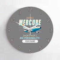 Thumbnail for Dassault Mercure 100 - Cartoon + Name - No Frame - Gray