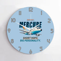 Thumbnail for Dassault Mercure 100 - Cartoon - No Frame - Light Blue