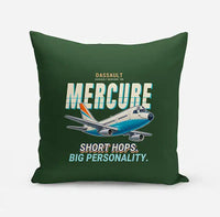 Thumbnail for Dassault Mercure 100 - Cartoon - Pillow - Dark Green