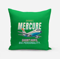 Thumbnail for Dassault Mercure 100 - Cartoon - Pillow - Green