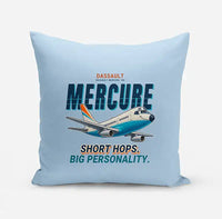 Thumbnail for Dassault Mercure 100 - Cartoon - Pillow - Light Blue