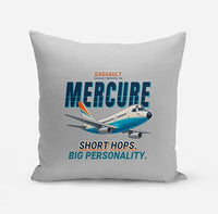 Thumbnail for Dassault Mercure 100 - Cartoon - Pillow - Light Gray