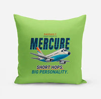 Thumbnail for Dassault Mercure 100 - Cartoon - Pillow - Light Green
