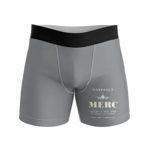 Dassault Mercure 100 - Men Boxers - Heritage - Gray